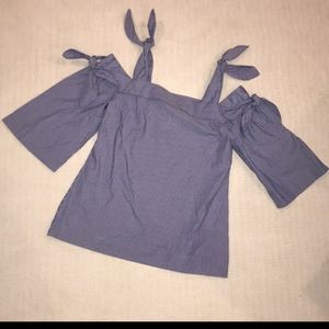 Banana Republic cold shoulder top